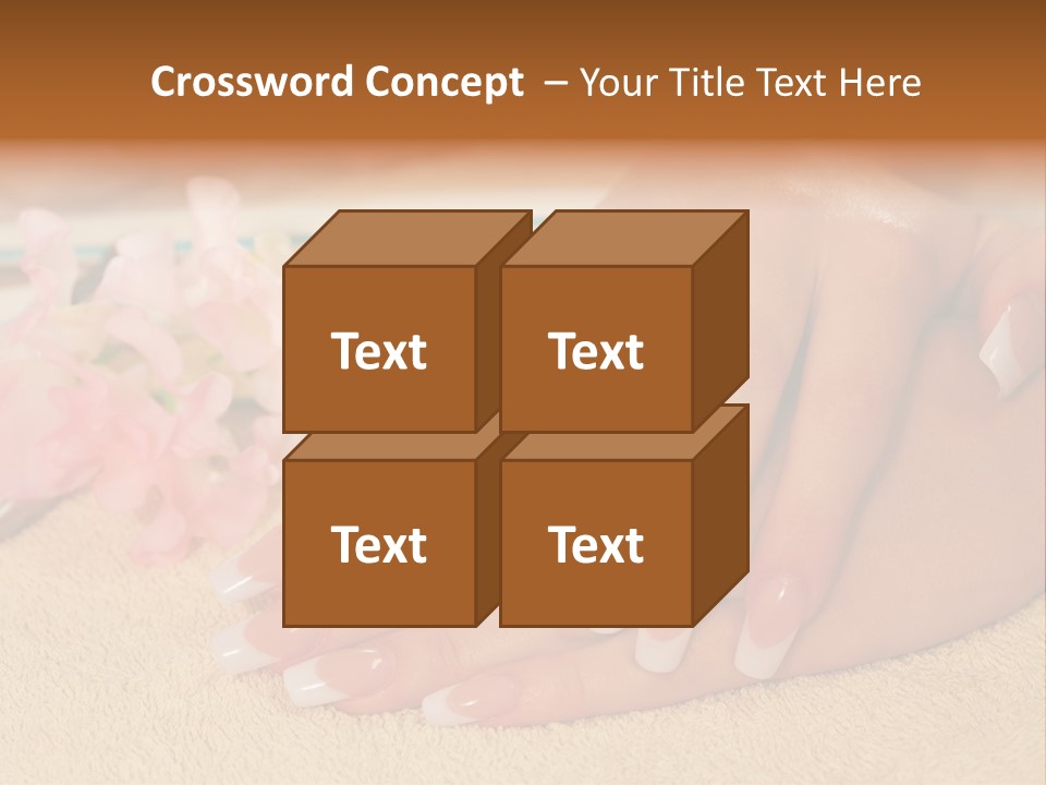 Human Healthy Nail PowerPoint Template