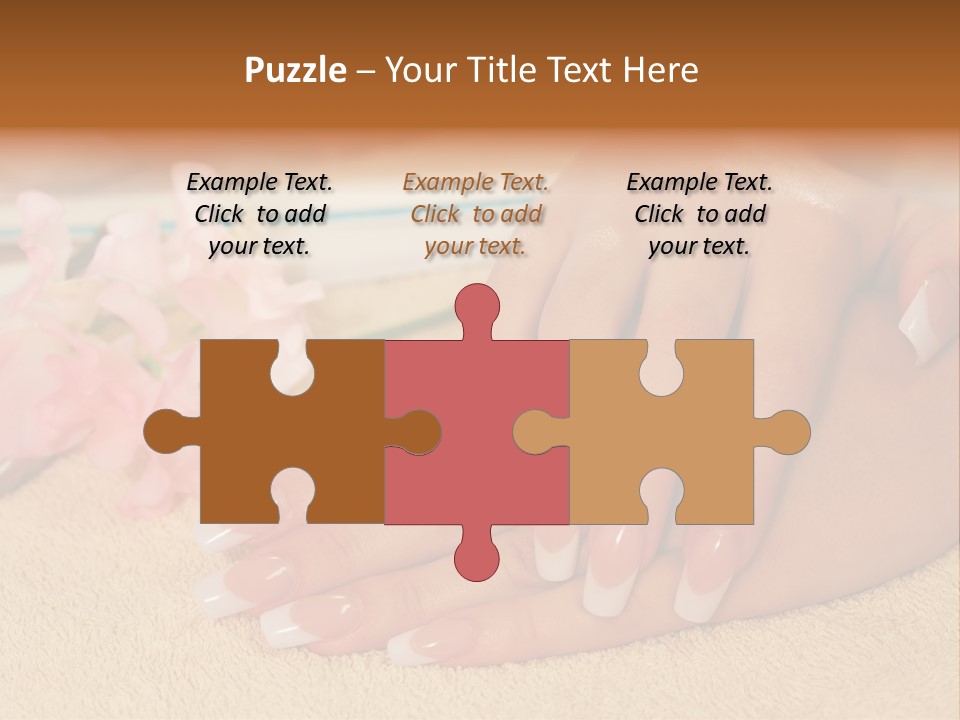 Human Healthy Nail PowerPoint Template