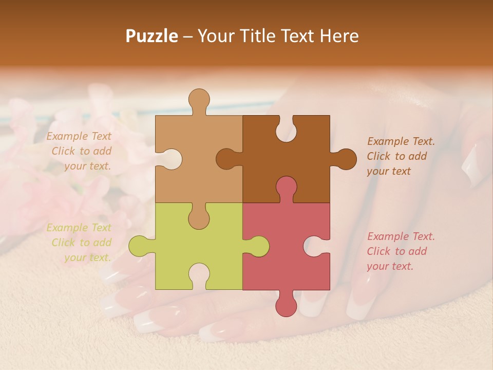 Human Healthy Nail PowerPoint Template