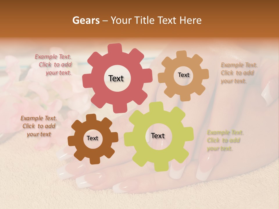 Human Healthy Nail PowerPoint Template