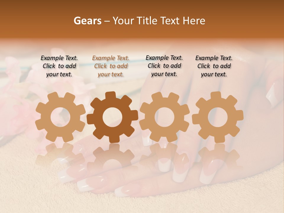 Human Healthy Nail PowerPoint Template