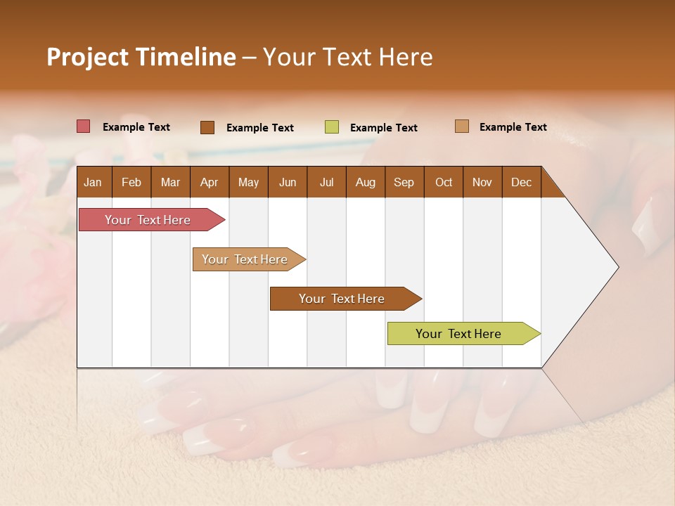 Human Healthy Nail PowerPoint Template