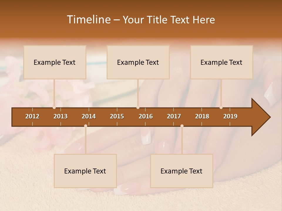 Human Healthy Nail PowerPoint Template