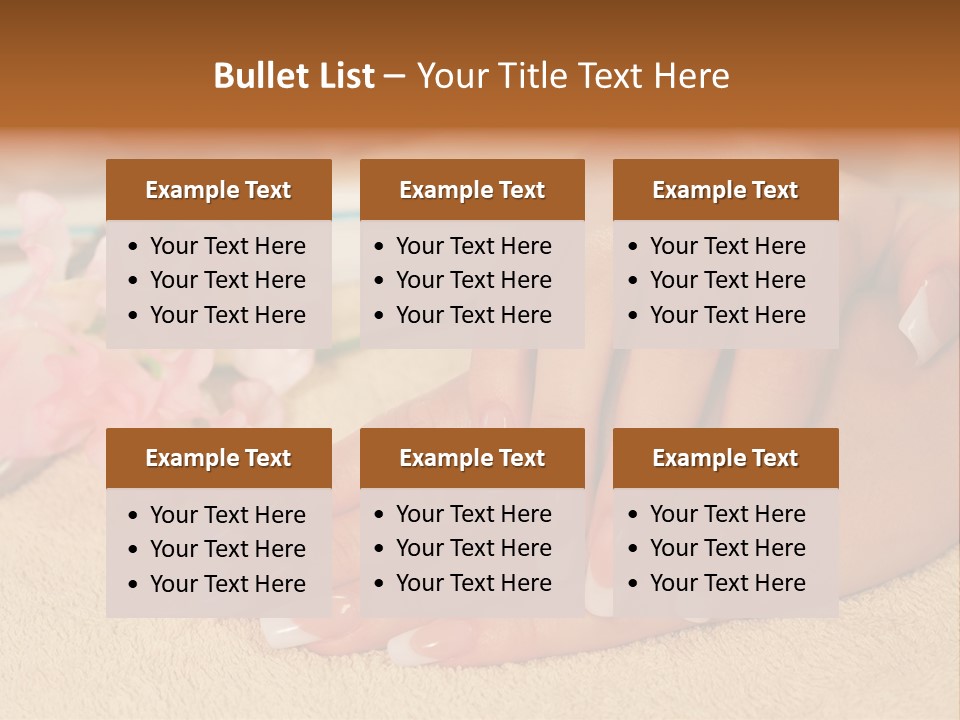 Human Healthy Nail PowerPoint Template