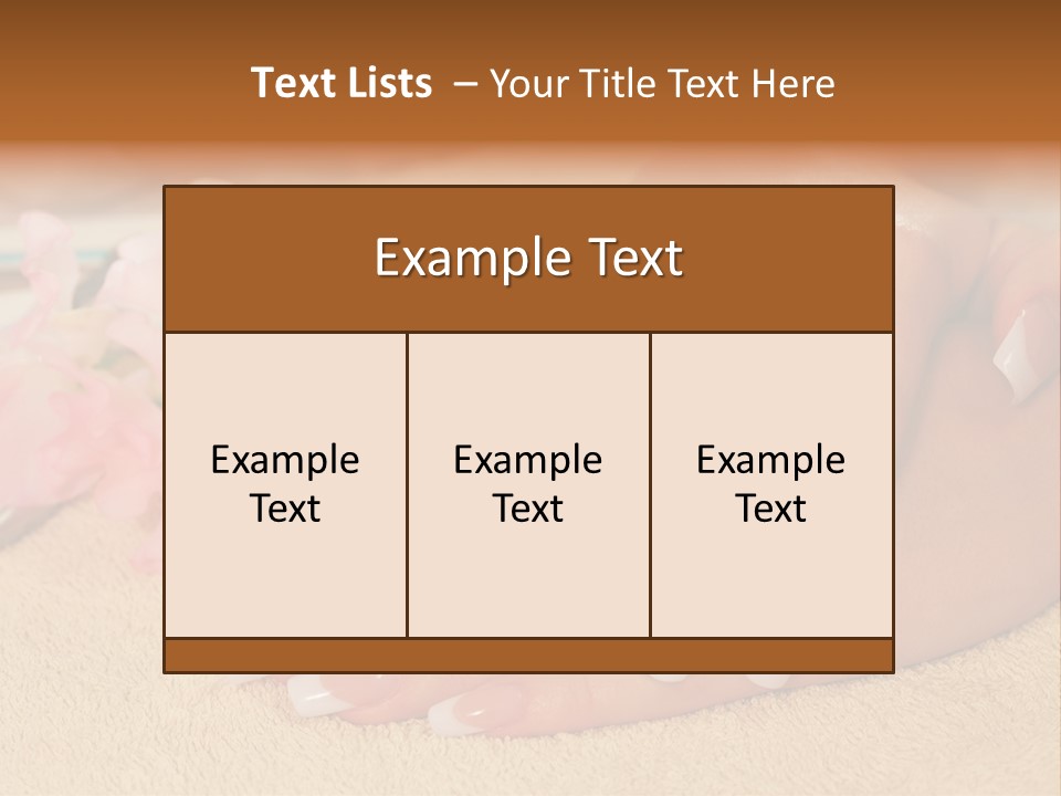 Human Healthy Nail PowerPoint Template