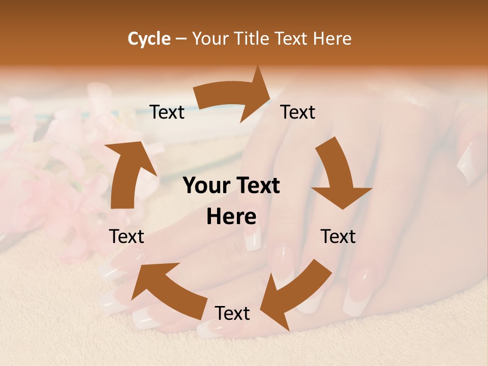 Human Healthy Nail PowerPoint Template