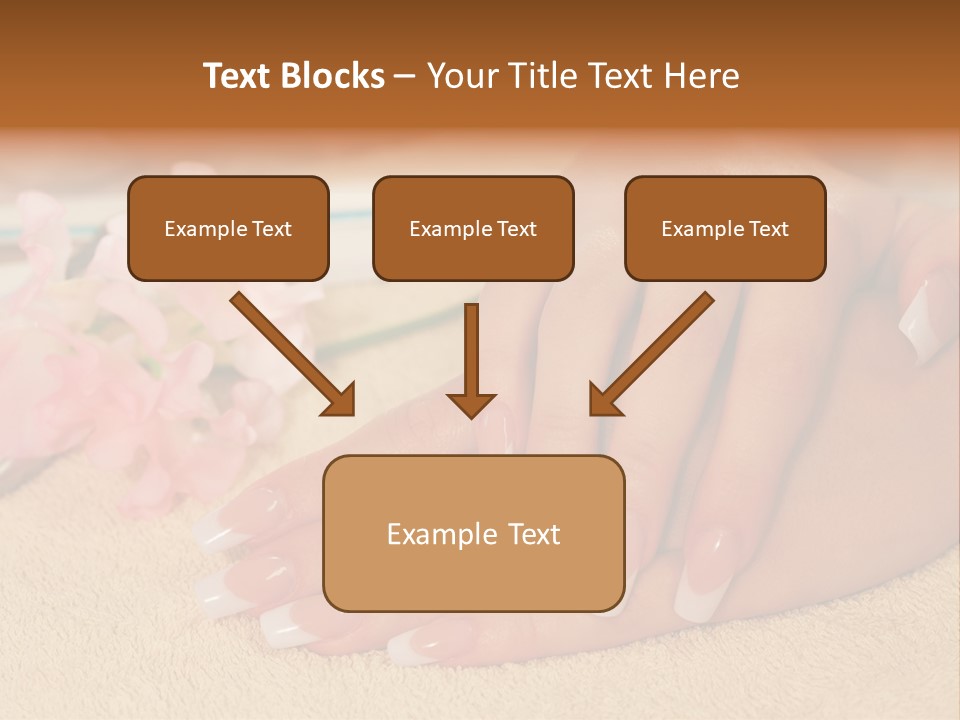 Human Healthy Nail PowerPoint Template