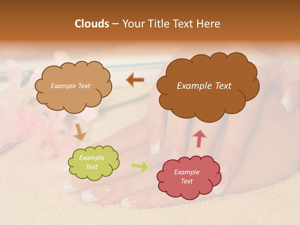 Human Healthy Nail PowerPoint Template