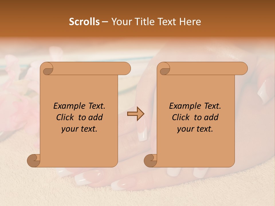 Human Healthy Nail PowerPoint Template