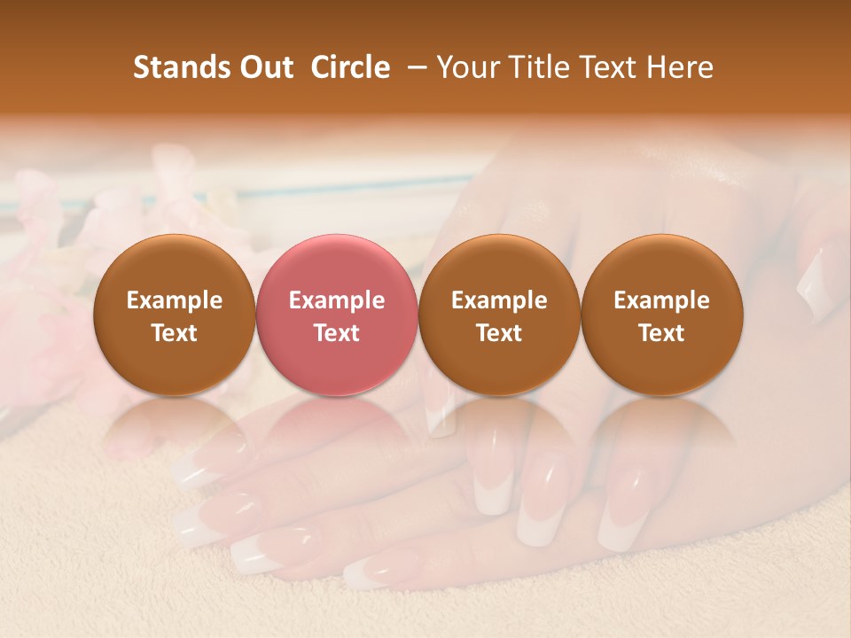 Human Healthy Nail PowerPoint Template