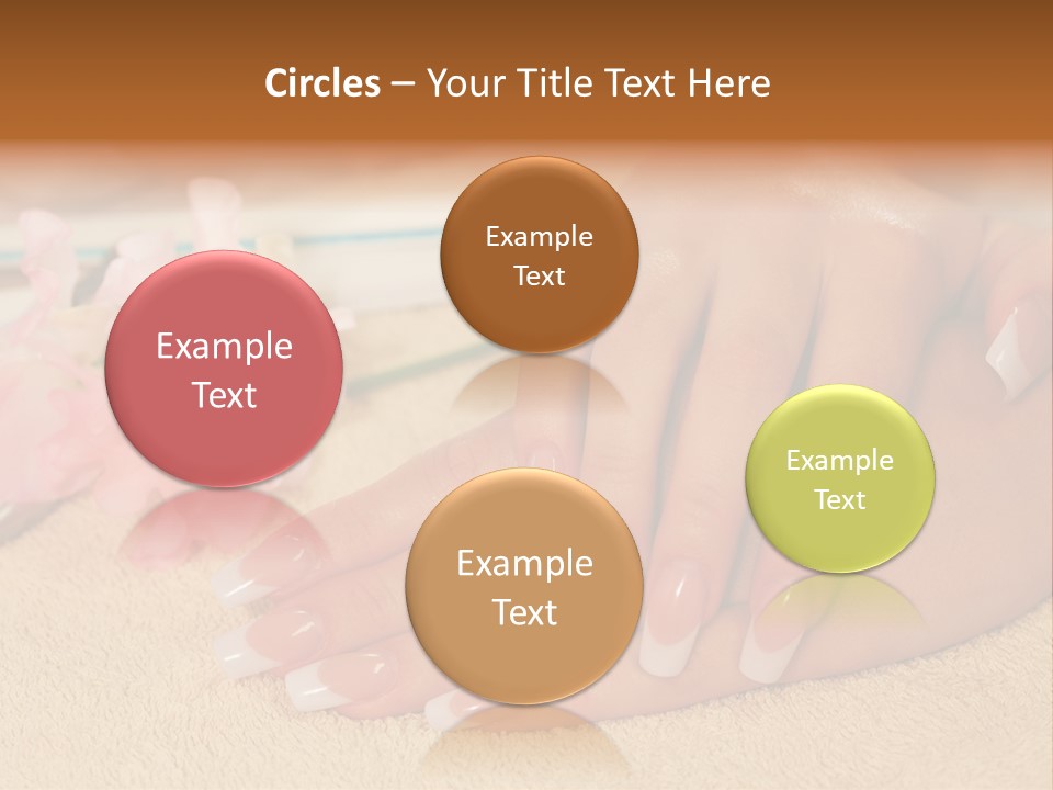 Human Healthy Nail PowerPoint Template