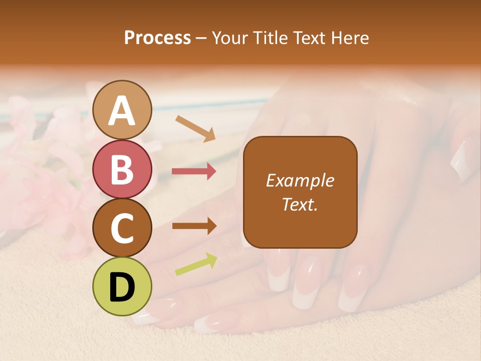 Human Healthy Nail PowerPoint Template