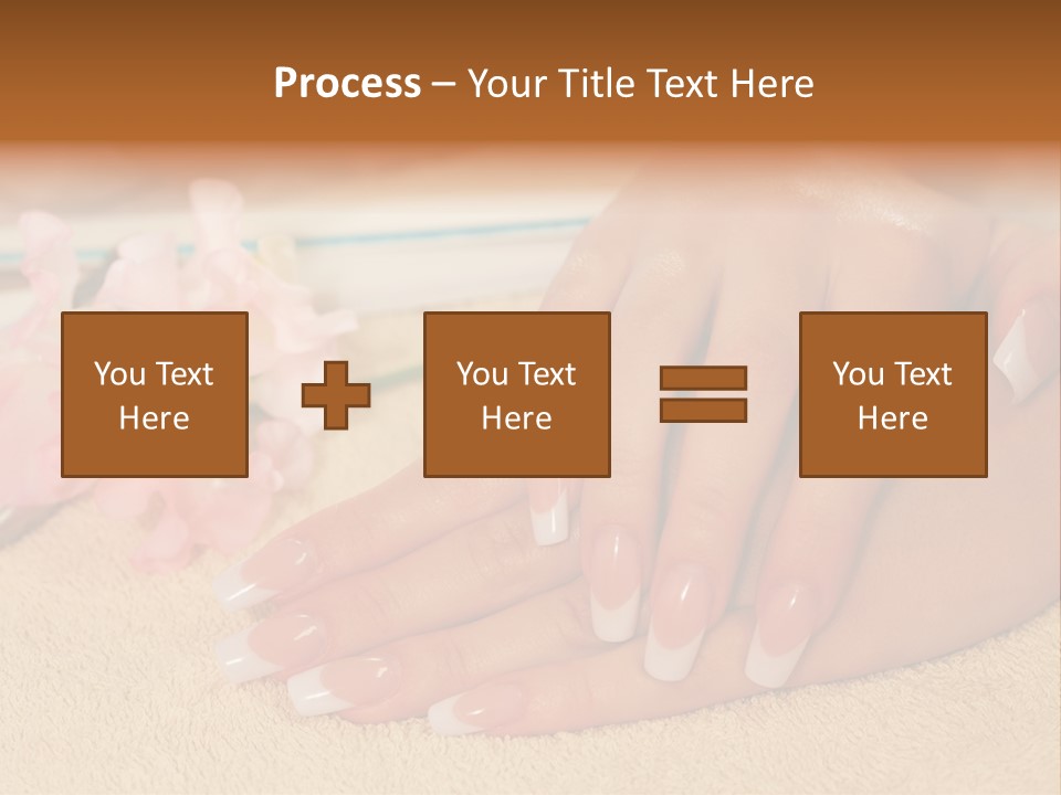 Human Healthy Nail PowerPoint Template