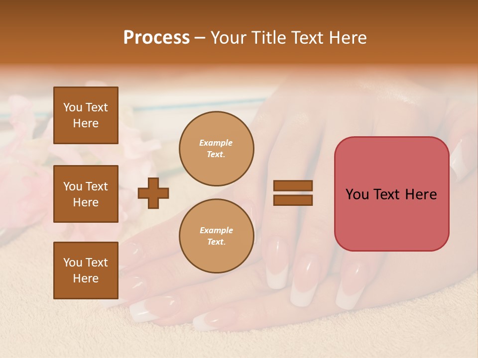 Human Healthy Nail PowerPoint Template