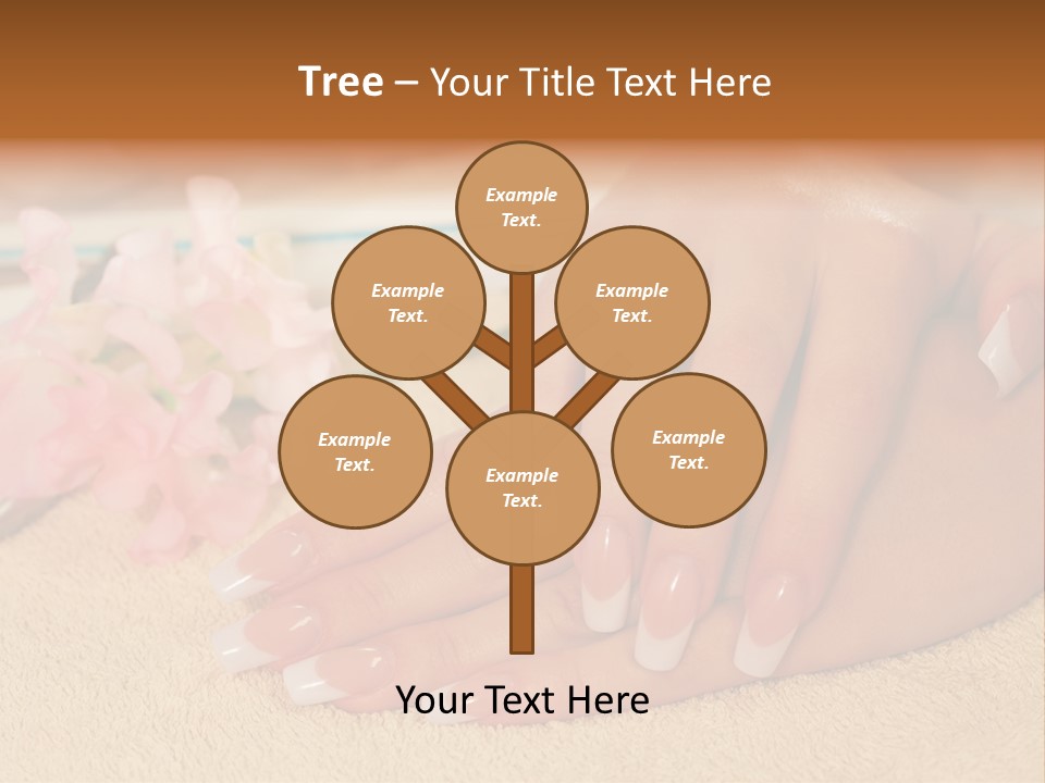 Human Healthy Nail PowerPoint Template