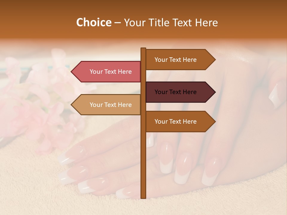 Human Healthy Nail PowerPoint Template