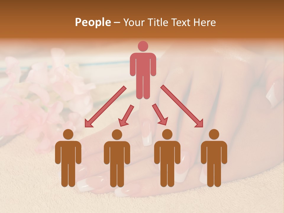 Human Healthy Nail PowerPoint Template