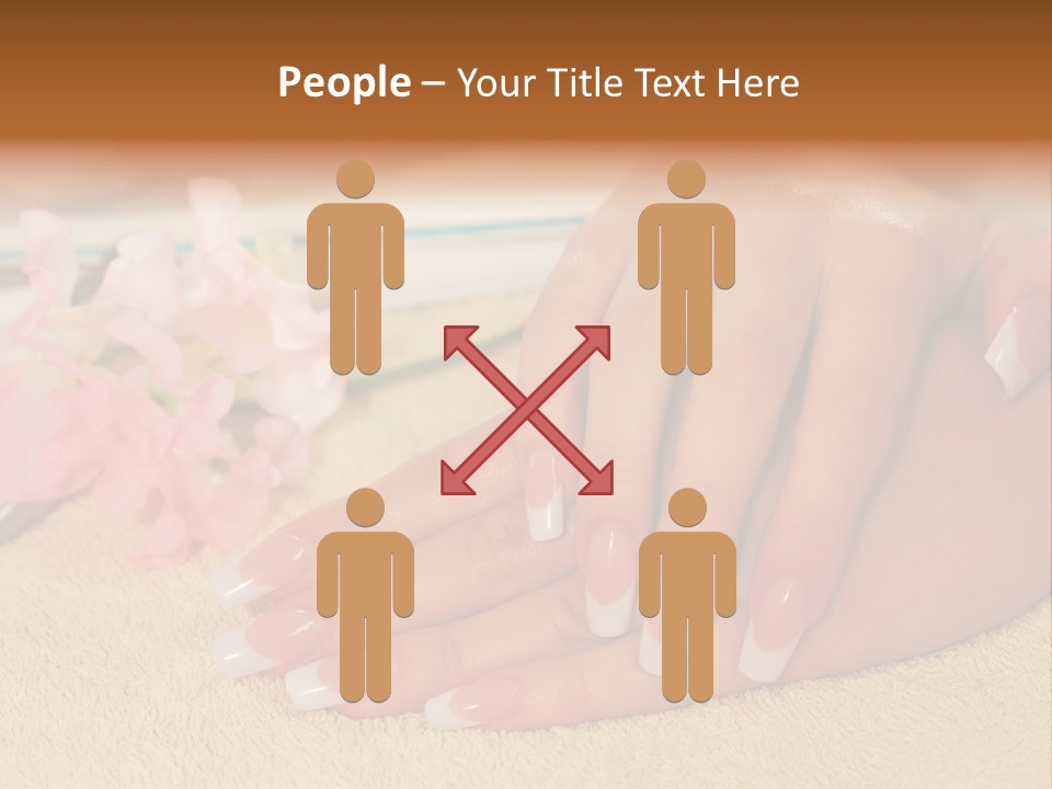 Human Healthy Nail PowerPoint Template