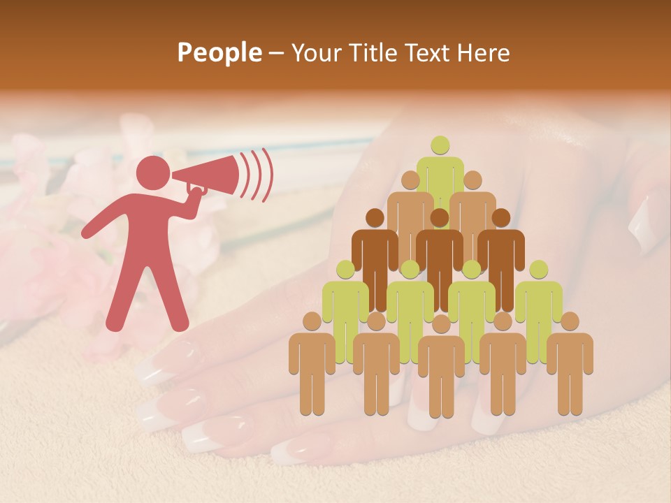 Human Healthy Nail PowerPoint Template