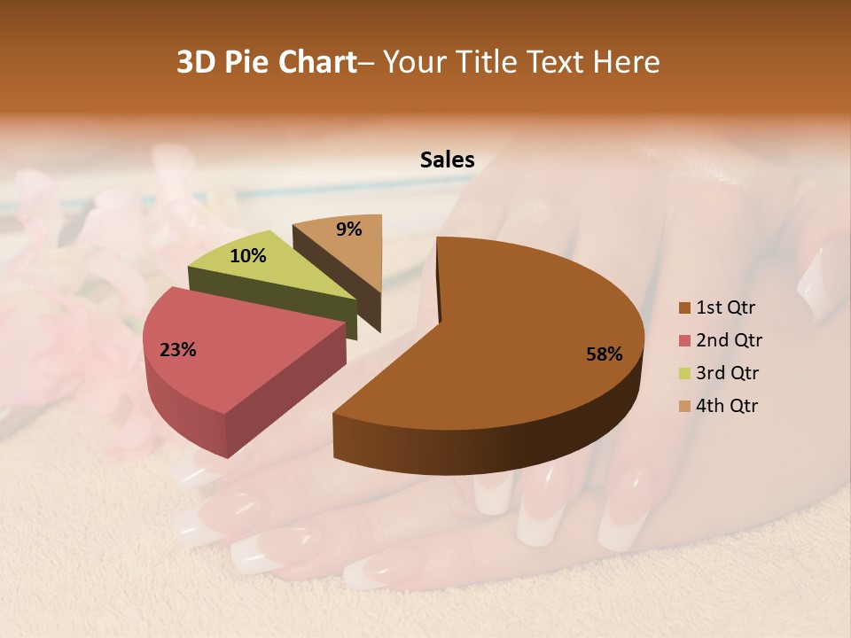 Human Healthy Nail PowerPoint Template