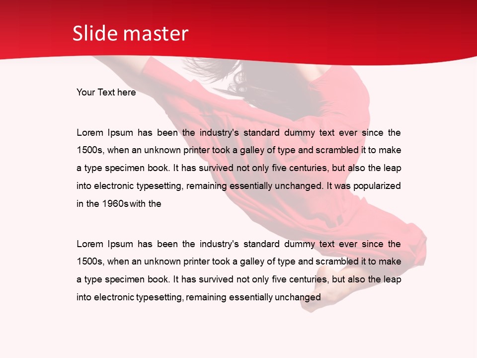 Ballet Sport Flexibility PowerPoint Template