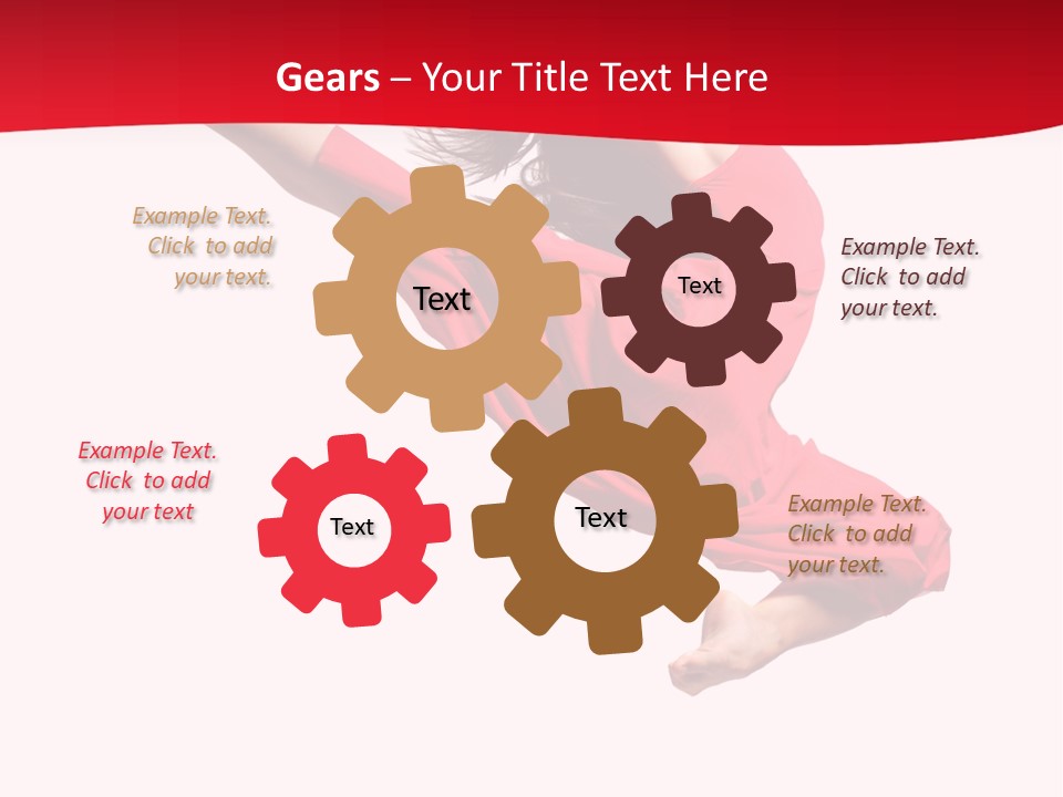 Ballet Sport Flexibility PowerPoint Template