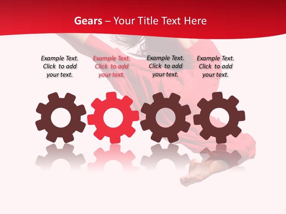 Ballet Sport Flexibility PowerPoint Template