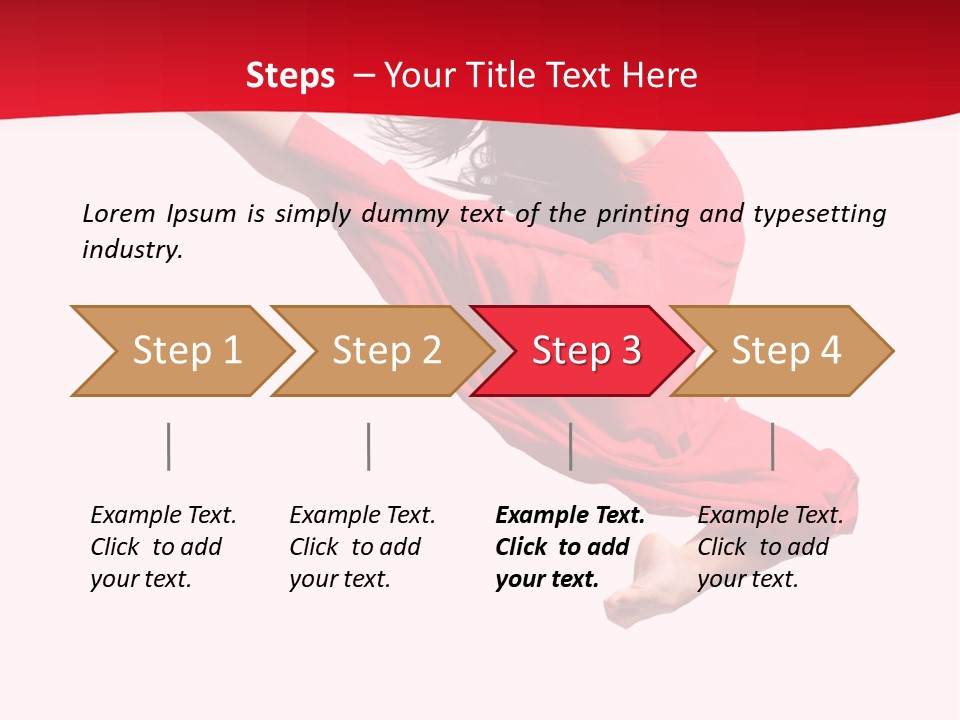 Ballet Sport Flexibility PowerPoint Template