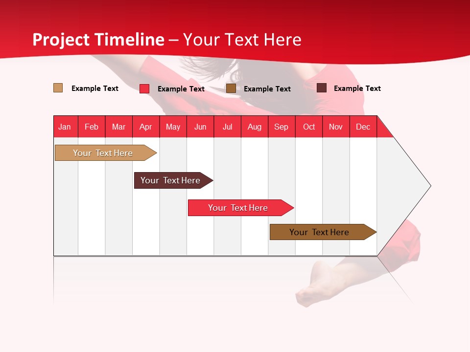 Ballet Sport Flexibility PowerPoint Template
