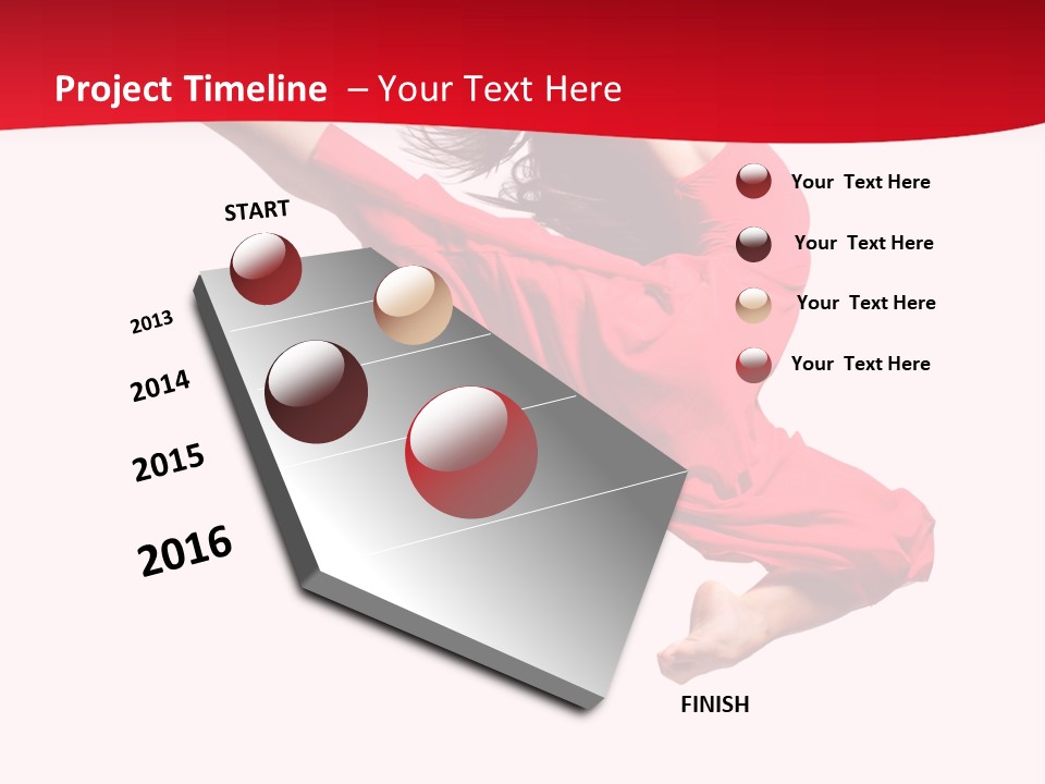 Ballet Sport Flexibility PowerPoint Template