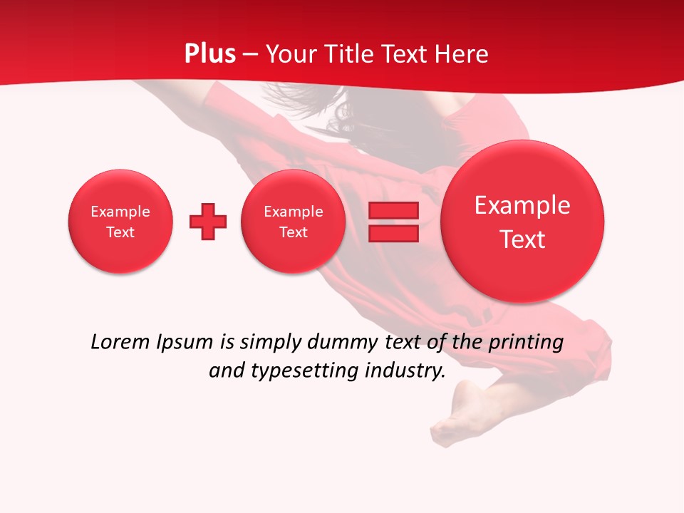 Ballet Sport Flexibility PowerPoint Template