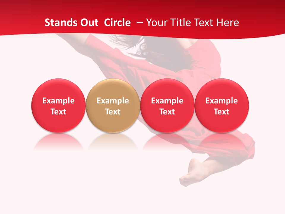 Ballet Sport Flexibility PowerPoint Template