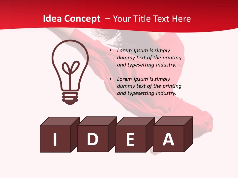 Ballet Sport Flexibility PowerPoint Template