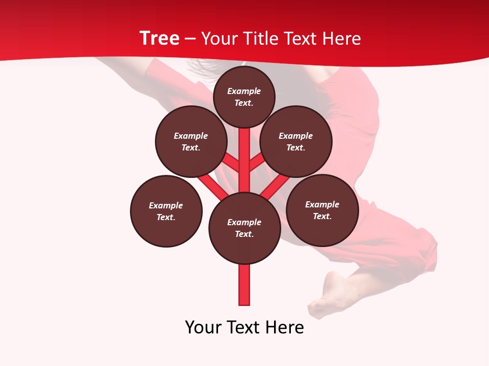 Ballet Sport Flexibility PowerPoint Template