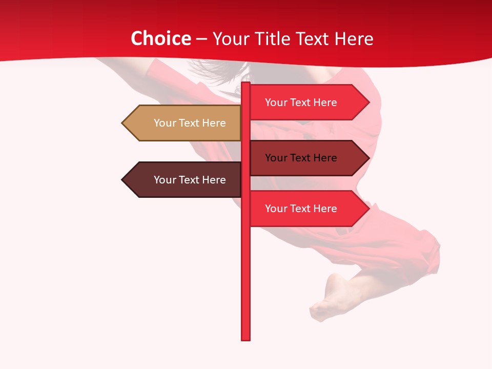 Ballet Sport Flexibility PowerPoint Template