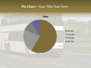 Highway Trees Journey PowerPoint Template