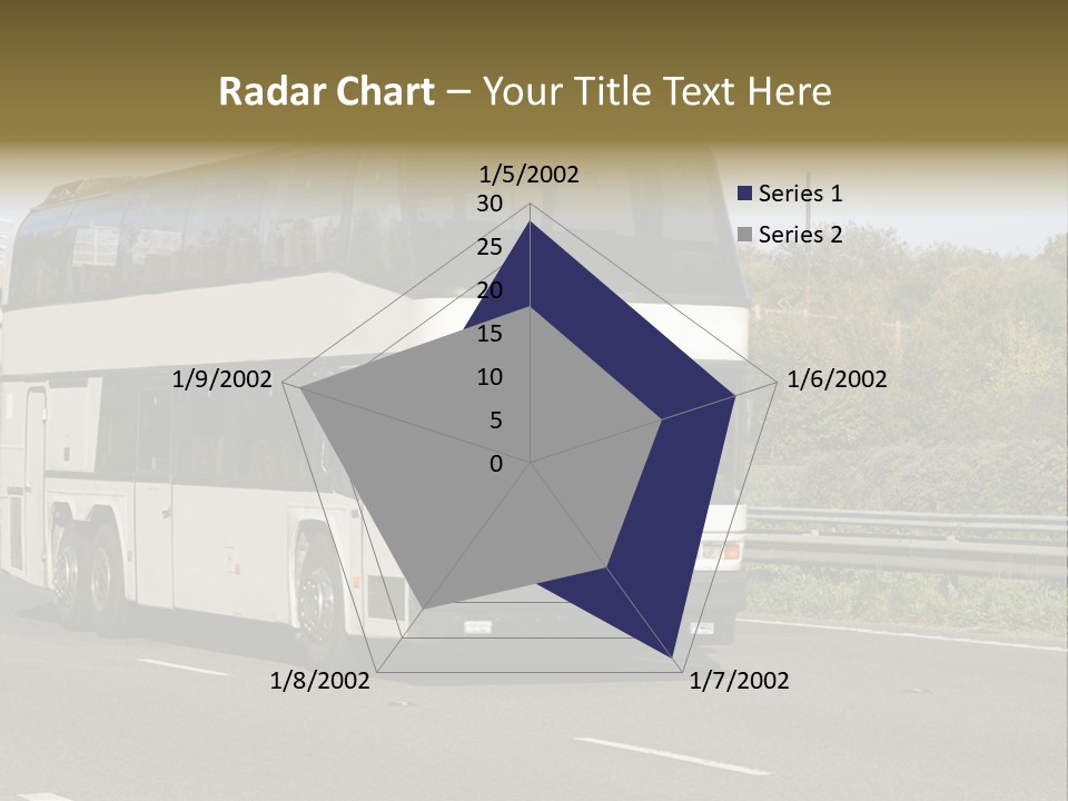 Highway Trees Journey PowerPoint Template