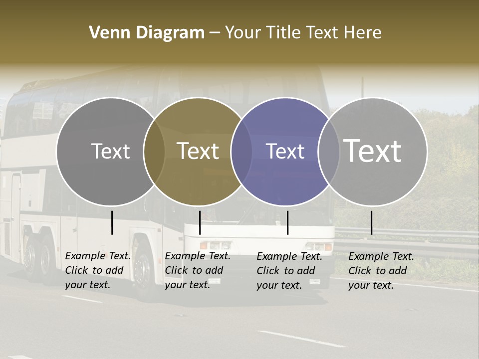 Highway Trees Journey PowerPoint Template