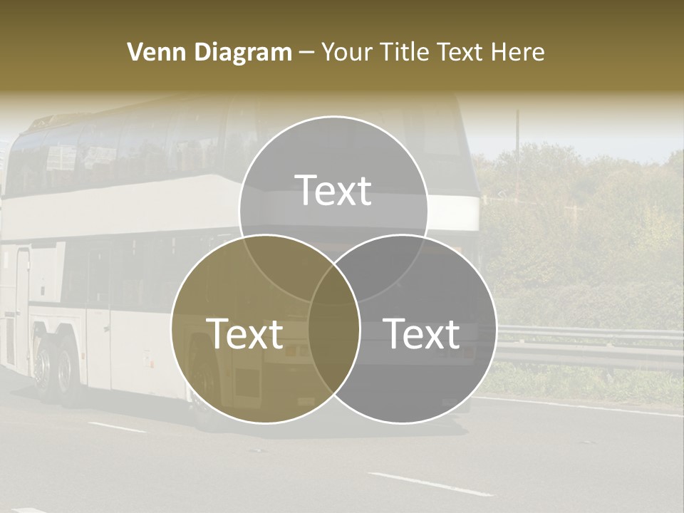 Highway Trees Journey PowerPoint Template