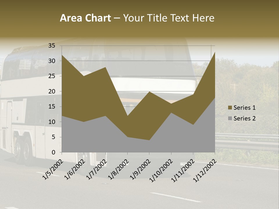 Highway Trees Journey PowerPoint Template