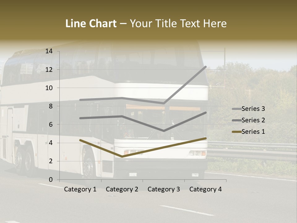Highway Trees Journey PowerPoint Template