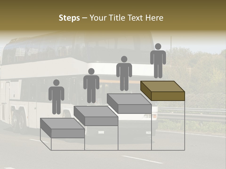 Highway Trees Journey PowerPoint Template