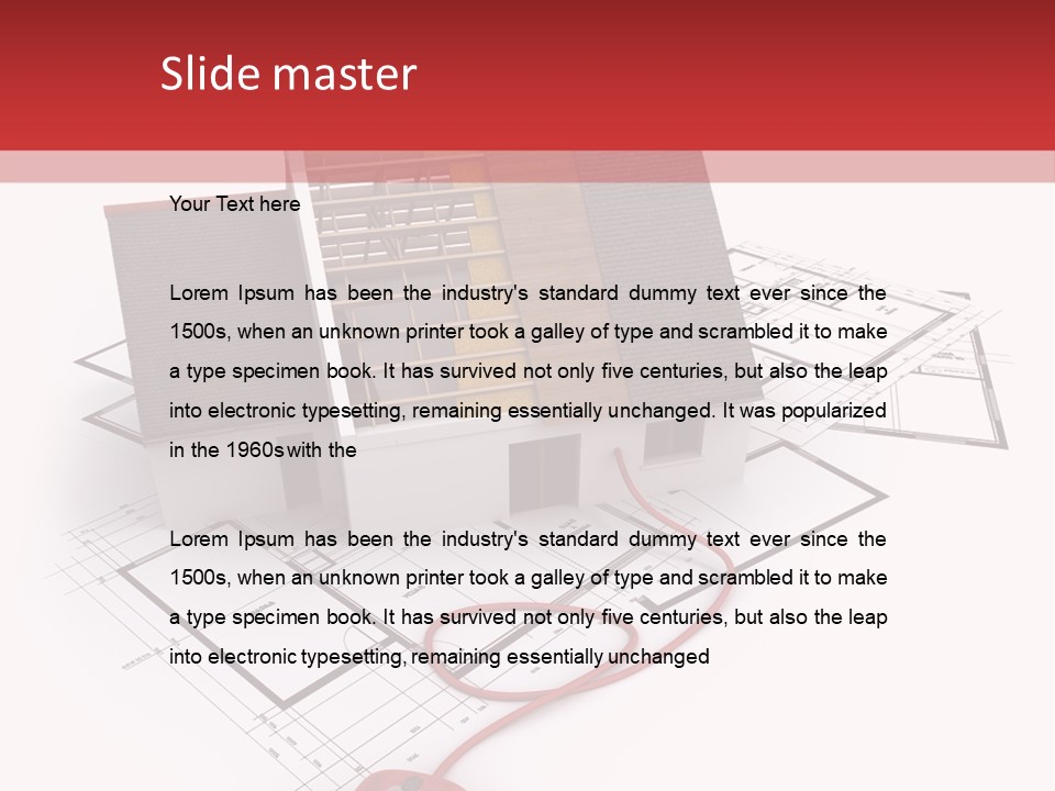 Window Future Countryside PowerPoint Template