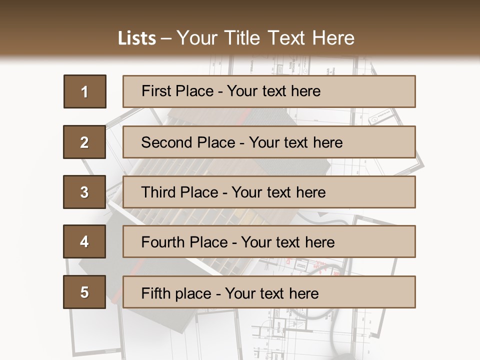 House Study Building Site PowerPoint Template