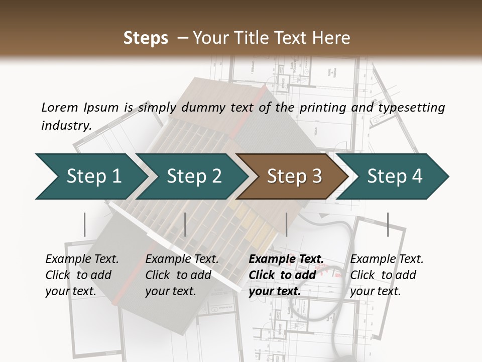 House Study Building Site PowerPoint Template