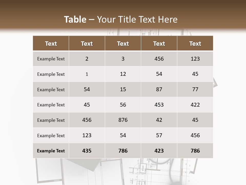 House Study Building Site PowerPoint Template