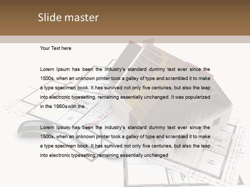 Property Architecture Trade PowerPoint Template