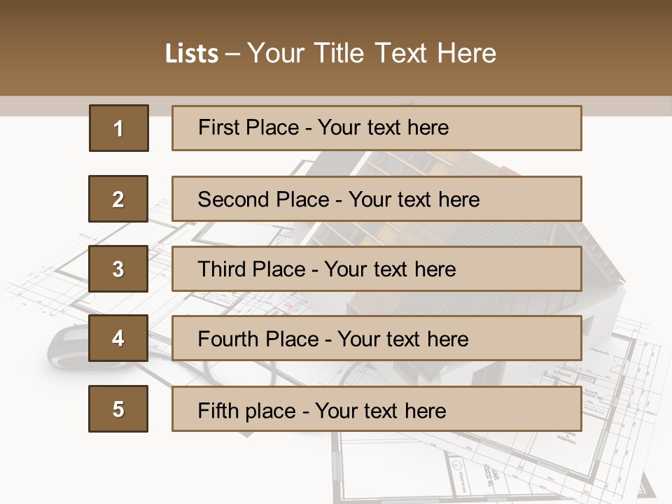 Property Architecture Trade PowerPoint Template