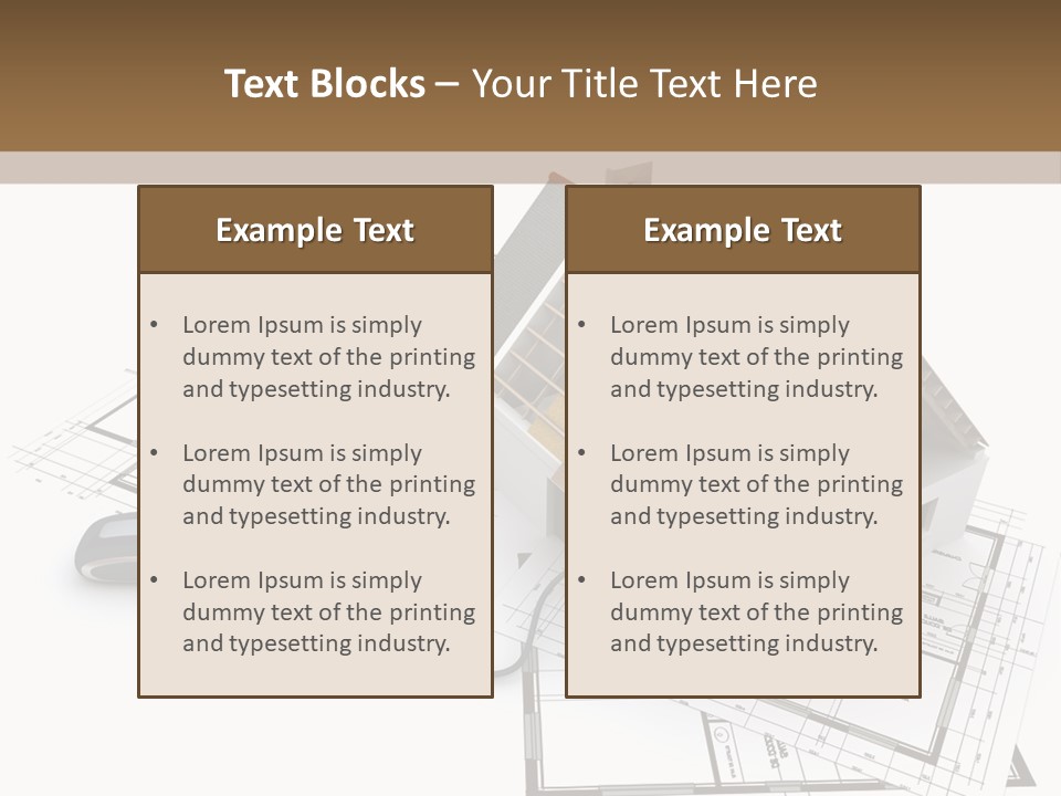 Property Architecture Trade PowerPoint Template