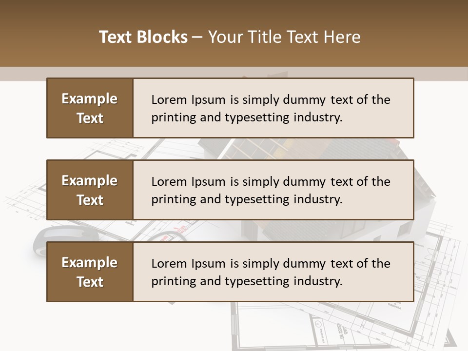 Property Architecture Trade PowerPoint Template